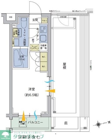 アジールコート品川中延の物件間取画像